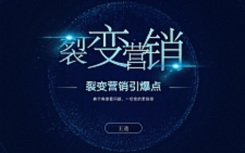 王通裂变营销引爆点最新教程_详细讲解裂变营销的模式、工具、势能