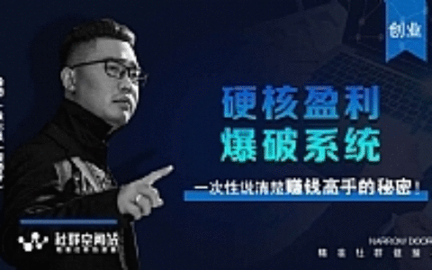 某社群内部VIP最新课程_硬核盈利爆破系统直入赚钱的核心真相