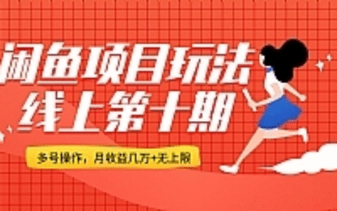 闲鱼项目玩法实战最新教程 多号批量操作 一个月收益几万