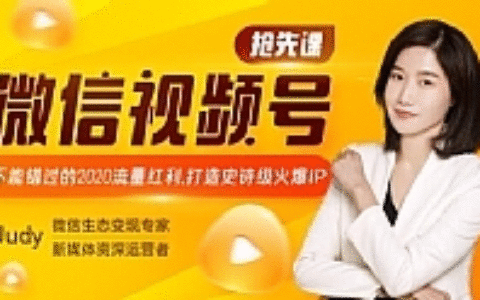 微信视频号最新教程 打造史诗级火爆IP创造2020流量红利