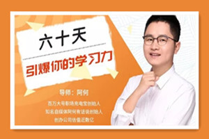 阿何60天引爆你的学习力