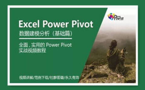 Excel Power Pivot建模分析_基础