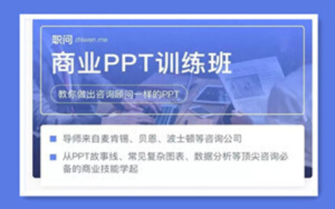 职问商业ppt集训营