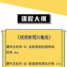 无货源淘宝店群视频教程+软件精细化管理课程 轻松月入5000