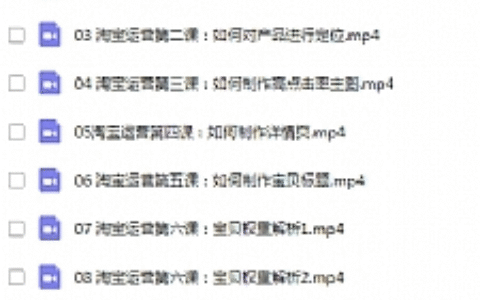 《淘宝内训社》淘宝蓝海暴利产品操盘内训