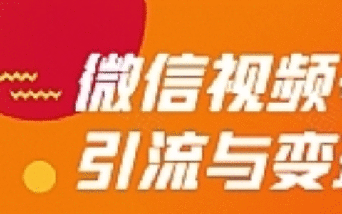 微信视频号全面引流与变现玩法：多种盈利模式月入过万