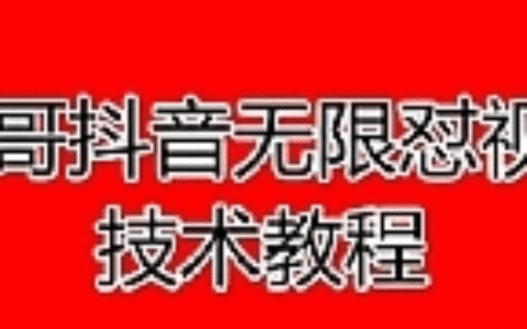 春哥抖音无限怼视频技术教程价值12888课程