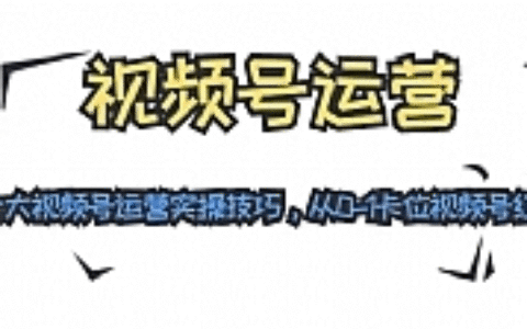 视频号运营：七大视频号运营实操技巧，从0-1卡位视频号红利（无水印）