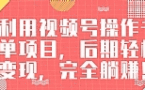 视频号操作书单变现项目，后期轻松变现，完全躺赚日入300至500元