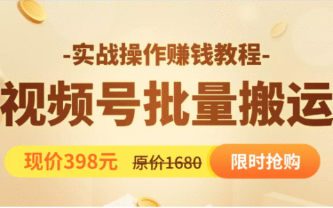 视频号批量运营实战教程，让你一天创作100个高质量视频，日引5W+流量