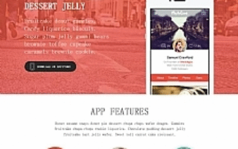 苹果APP软件企业模板,网页模板,素材免费下载