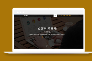 单页展示推广类企业织梦模板下载