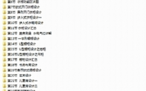 CAD定制家具设计班VIP课程