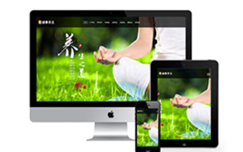 织梦响应式经络健康网站织梦模板自适应手机端