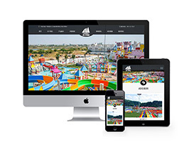 织梦响应式水上游乐园设备类织梦模板自适应手机端