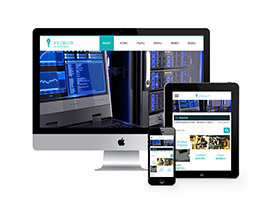 响应式织梦测绘仪器织梦模板自适应手机端