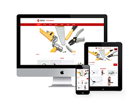 织梦响应式五金冲压织梦模板自适应手机端