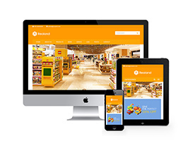 织梦响应式食品百货商店英语外贸网站织梦模板自适应手机端