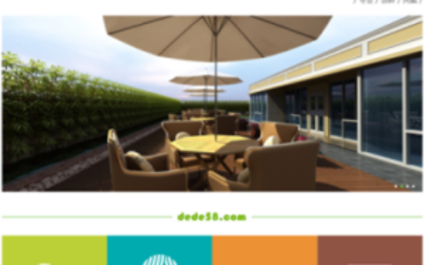 织梦绿色室内装修装饰类公司企业织梦模板