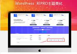最新RIPRO美化主题-页脚显示资源统计会员统计日更周更统计数据