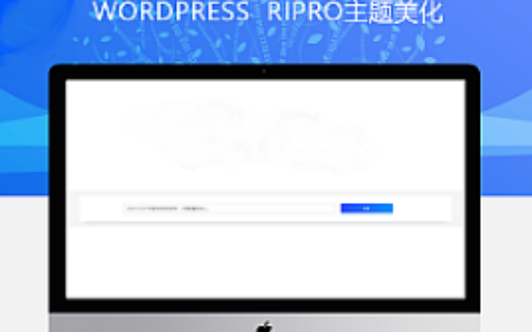 最新RIPRO主题美化-首页搜索框美化教程