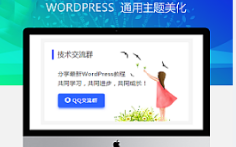 最新RIPRO主题美化-主题侧边栏添加加群小工具 WordPress美化