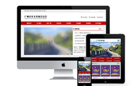 织梦文化青年协会类网站织梦模板(带手机端)