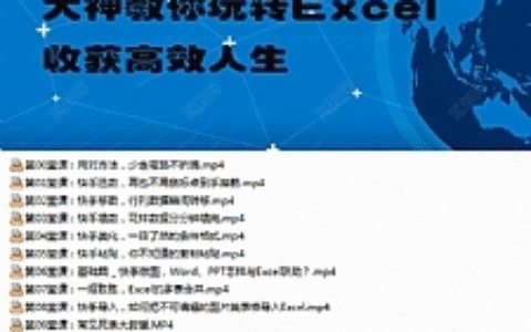 大神教你玩转Excel 收获高效人生