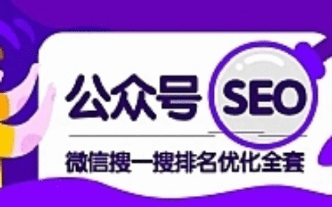 公众号SEO-微信搜一搜排名优化课，每日被动精准引流上百