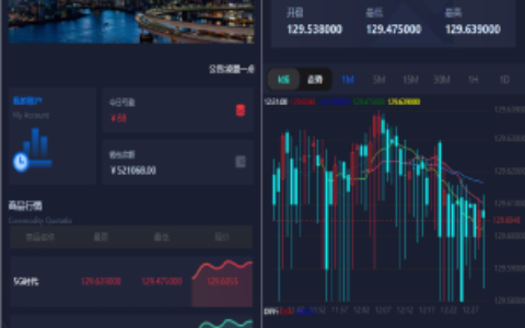 微交易时间盘/点位盘/外汇贵金属交易平台/全新K线/二开对接三方支付