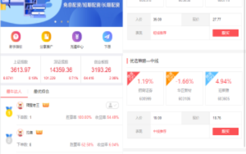 股票配资系统/优选策略/股票/配资/策略/K线命令齐全