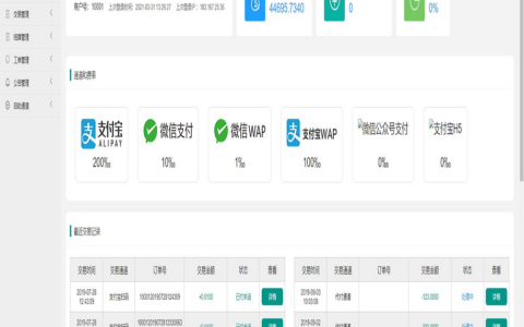 全新自适应聚合支付系统/三方四方支付系统/汇付进件系统/小微支付/代付系统