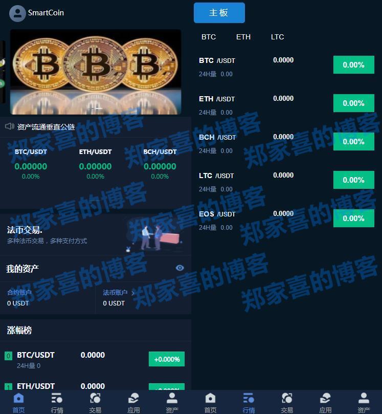 机器人区块链资产货币BTC|OTC|区块链合约交易 虚拟数字货币交易网站源码 对接网站数据行情