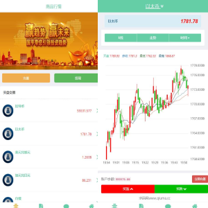 2021首款运营级币圈/微盘带结算/波动K线正常/独立代理后台/完整服务器打包