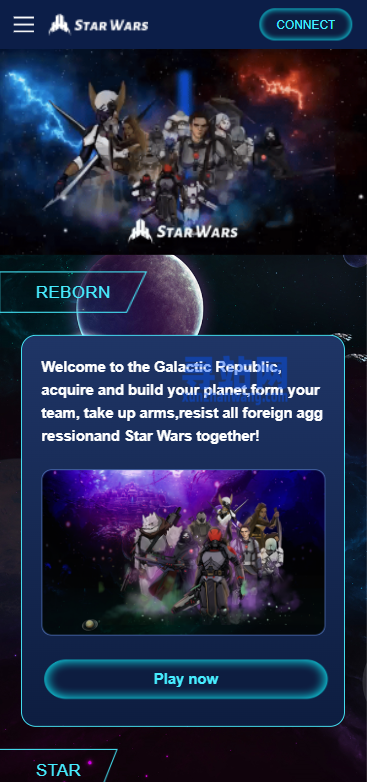 英文版星球大战区块链/锁仓挖矿/挖矿投资系统/MetaMask登录