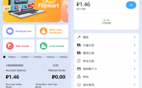 双UI多语言海外抢单刷单系统/分组派单/订单自动匹配系统