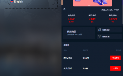 新版双语言汇汇通系统/代理后台/外汇虚拟币微盘/微交易系统