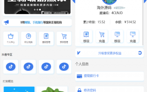 新UI抖音打赏抢单刷单系统/抖音任务系统/手动自动抢单刷单