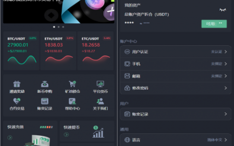 新版java交易所系统/合约期权/理财质押/前端uianpp