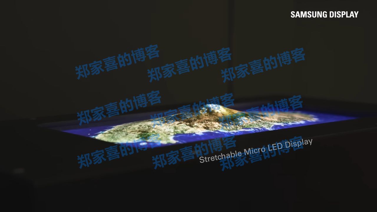 业界领先 25% 伸长率，三星显示展示可向外拉伸 Micro LED 屏幕原型