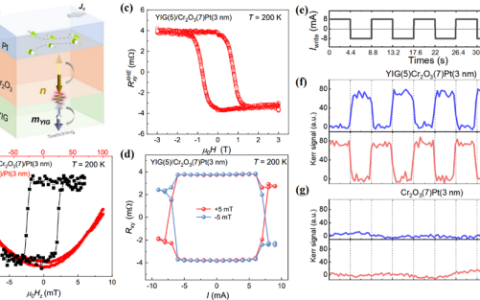 中科院研究实现电流驱动共线反铁磁中垂直奈尔矢量翻转