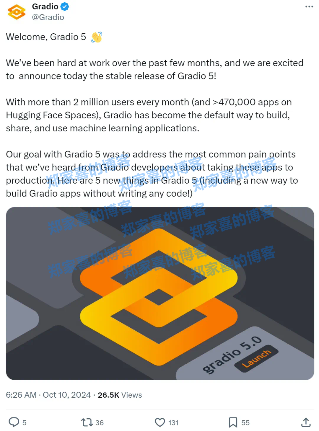 开源软件Gradio上新5大功能，几行Python代码，构建Web应用程序