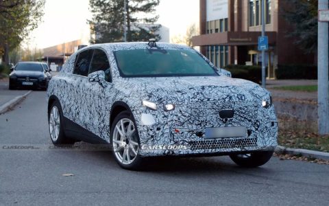 2027 款梅赛德斯 GLC 电动轿跑 SUV 路测照曝光：全新前脸设计