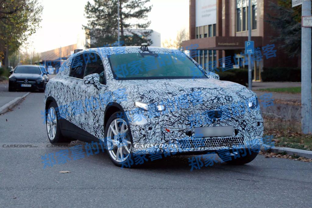 2027 款梅赛德斯 GLC 电动轿跑 SUV 路测照曝光：全新前脸设计