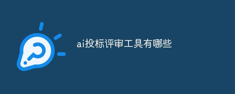 ai投标评审工具有哪些
