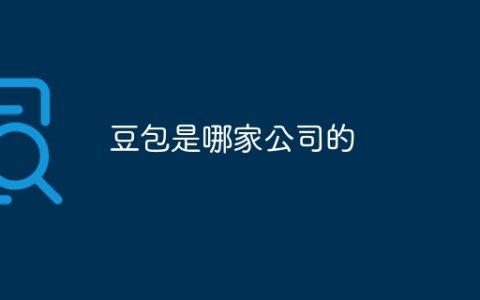 豆包是哪家公司的
