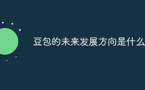 豆包的未来发展方向是什么