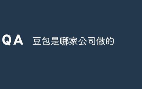 豆包是哪家公司做的