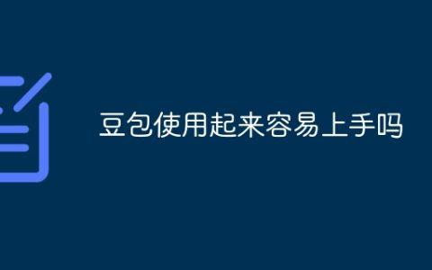 豆包使用起来容易上手吗