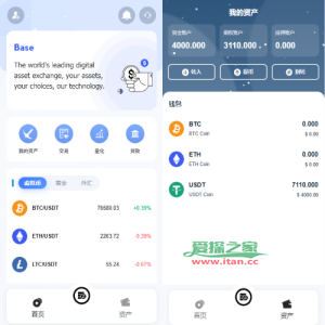 海外DAPP秒合约交易所/黄金/外汇/贷款/量化/信用分